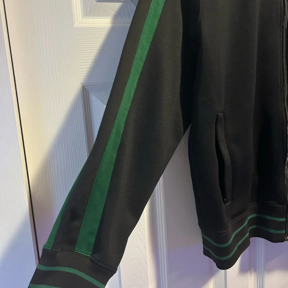 The North Face Track Jacket Large Mens Full Zip‎ Black y2k 90s Dad